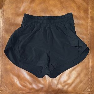Lululemon Black Track That HR 3” Shorts